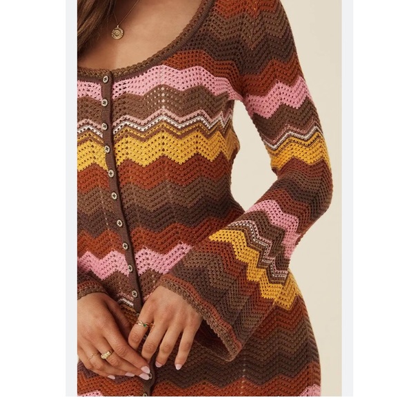 Spell Ziggy Crochet Dress - Picture 7 of 11